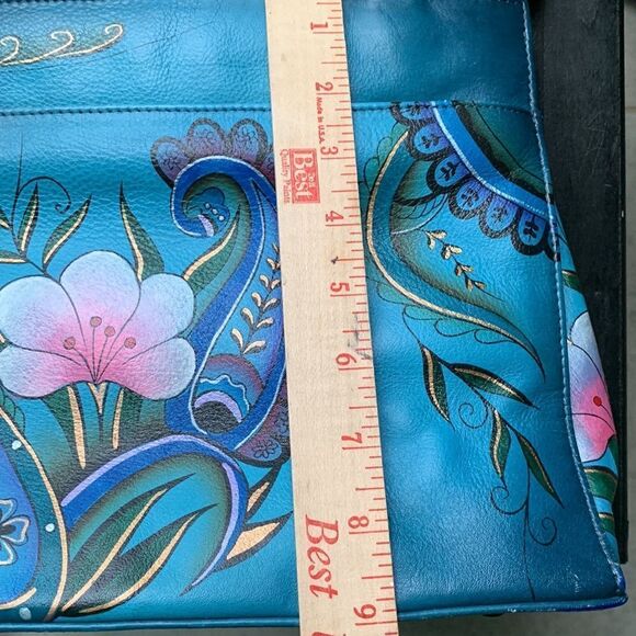 Anna by Anuschka handbag.  All leather and hand painted - Picture 12 of 14